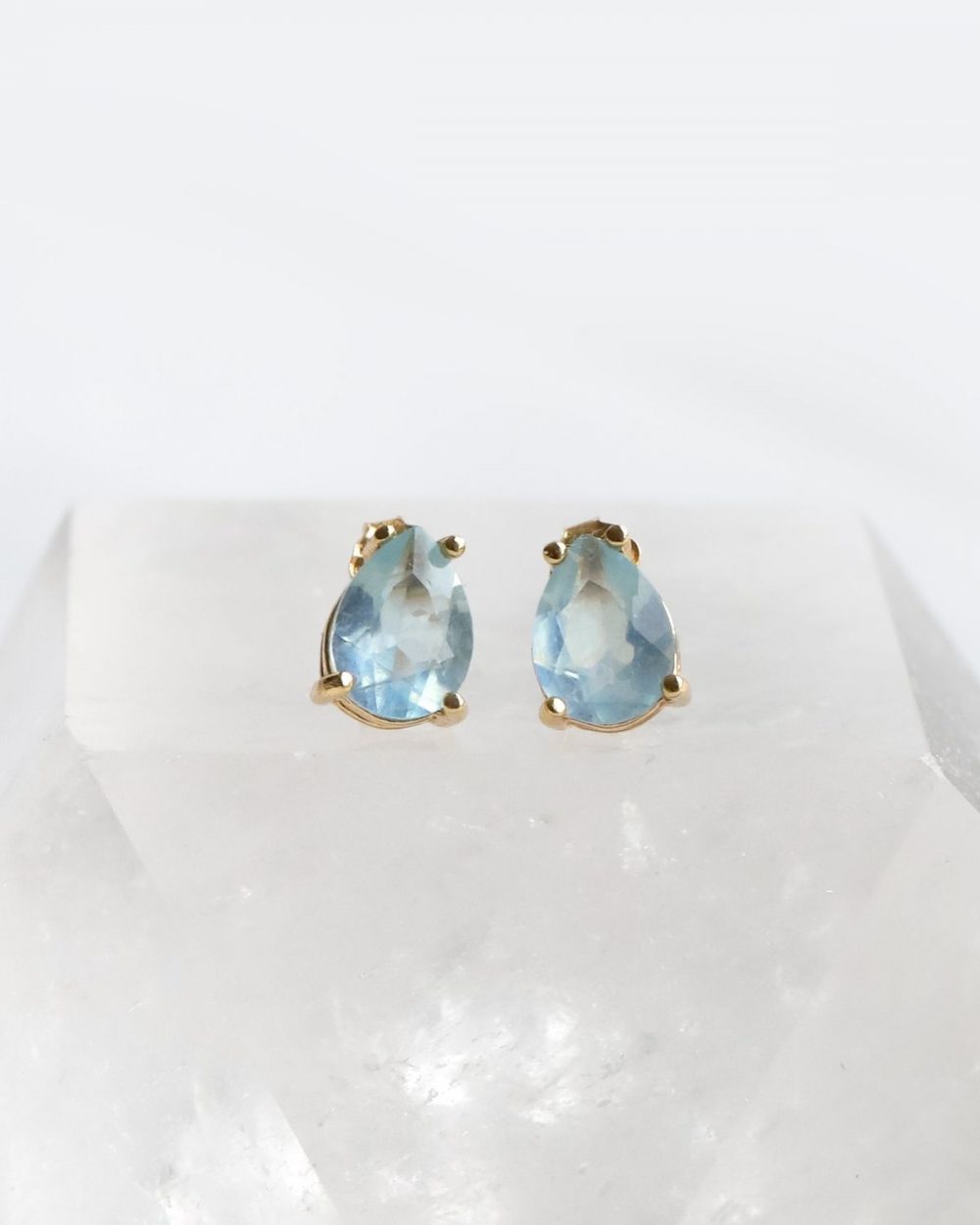 Ohrringe "Chloe" - Aquamarine (Hellblau)