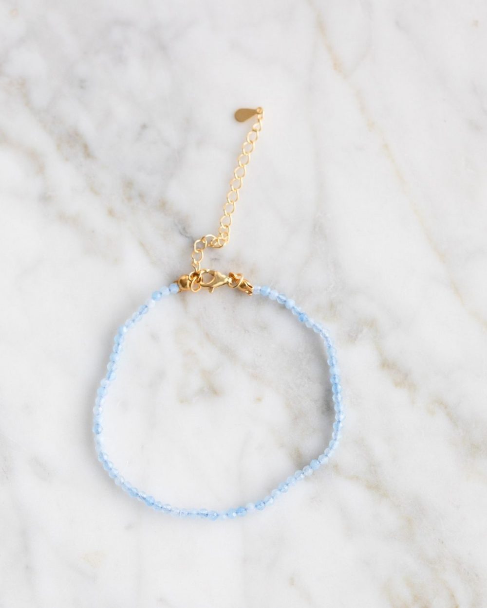 Armband "Lilou" - Aquamarine (Hellblau)