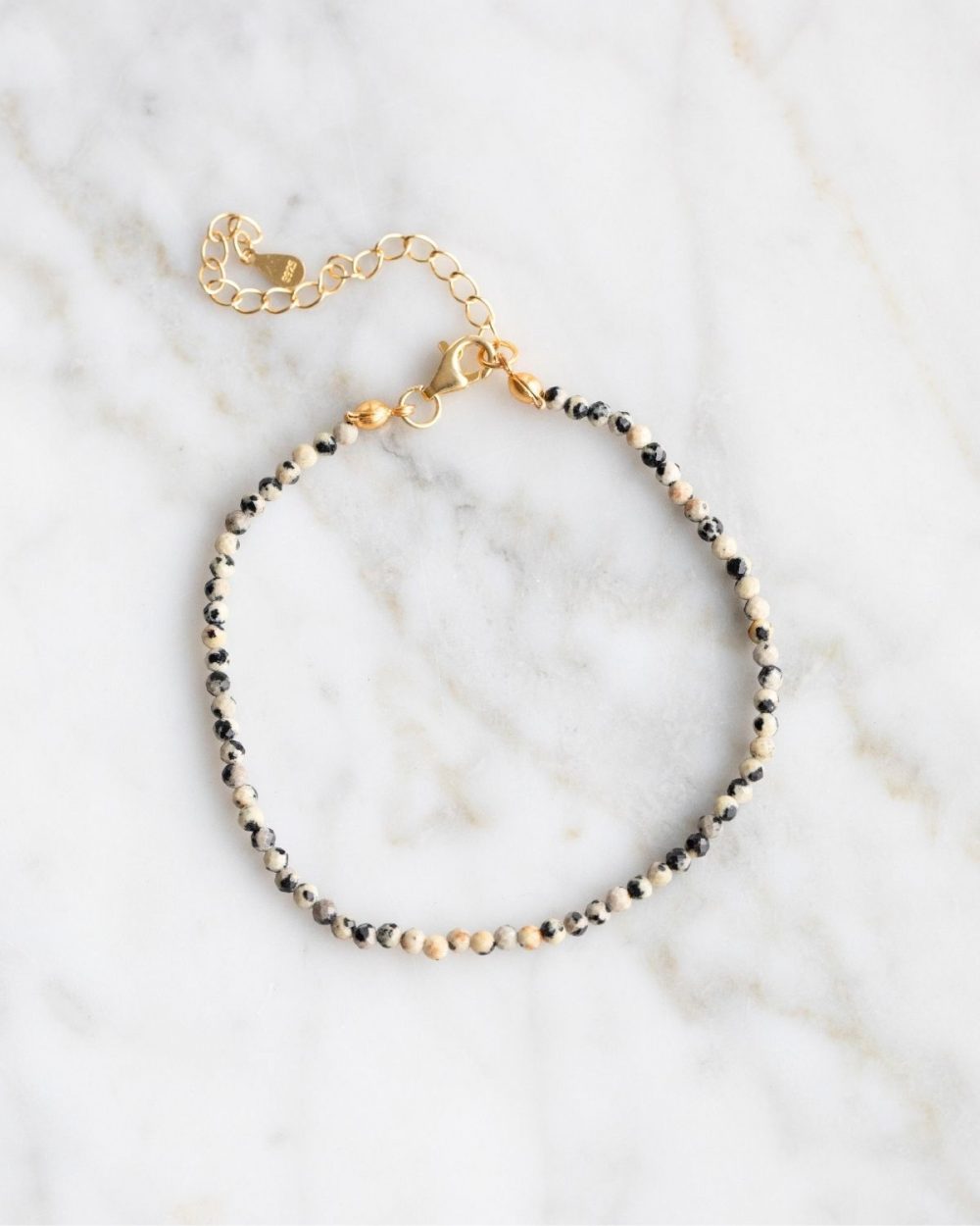 Armband "Lilou" - Dalmatiner-Jaspis